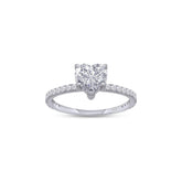 The Heart Pave Ring